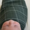 Cotton Muslin Single Swaddle, Evergreen Plaid - Swaddles - 5