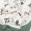 Cotton Muslin Baby Quilt, Snow Day - Swaddles - 3