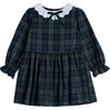 Tabitha Willow Tartan Dress, Navy Tartan - Dresses - 1 - thumbnail