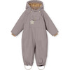 Wisti Fleece Lined Snowsuit, Zinc Purple - Snowsuits - 1 - thumbnail