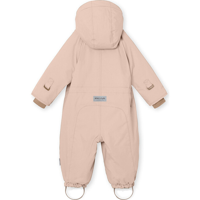 Wisti Fleece Lined Snowsuit, Rose Dust - Snowsuits - 2