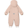 Wisti Fleece Lined Snowsuit, Rose Dust - Snowsuits - 2
