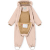 Wisti Fleece Lined Snowsuit, Rose Dust - Snowsuits - 3