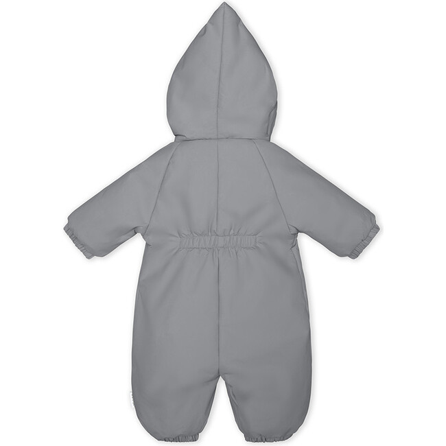 Fleece Lined Winter Pram Suit, Monument Blue - Bunting - 2