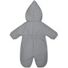 Fleece Lined Winter Pram Suit, Monument Blue - Bunting - 2