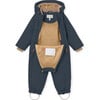 Wisti Fleece Lined Snowsuit, Blue Nights - Snowsuits - 3