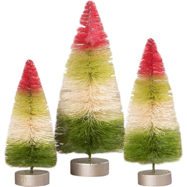 The Jolly Side of Christmas Trees, Set of 3