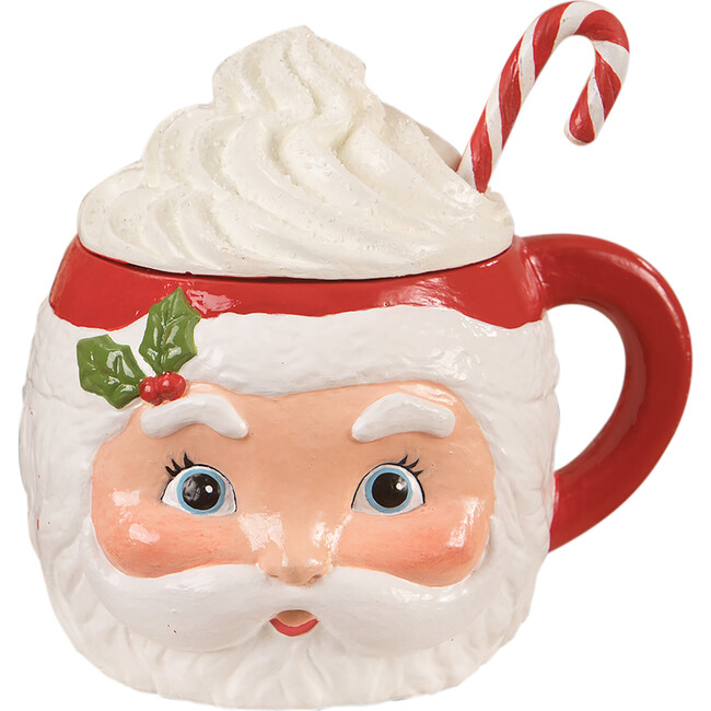 Sweet Tidings Santa Head Mug Container