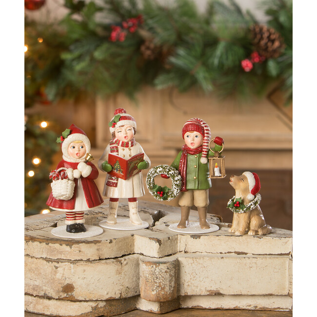 Christmas Caroling Dog - Accents - 2