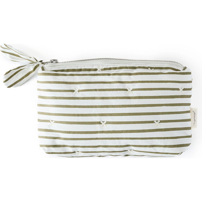 Stripes Away On The Go Mini Pouch, Olive