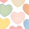 Pastel Heart Large Plates - Party - 1 - thumbnail
