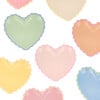 Pastel Heart Small Plates - Party - 1 - thumbnail