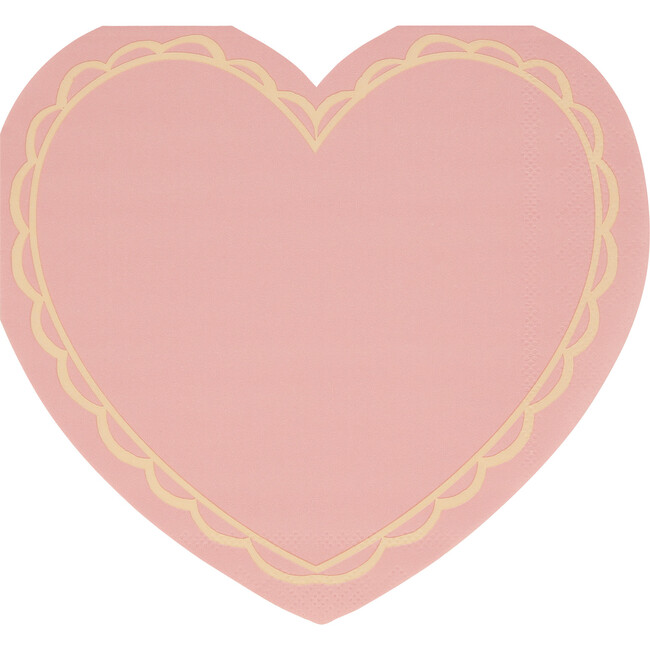 Pastel Heart Large Napkins - Party - 2