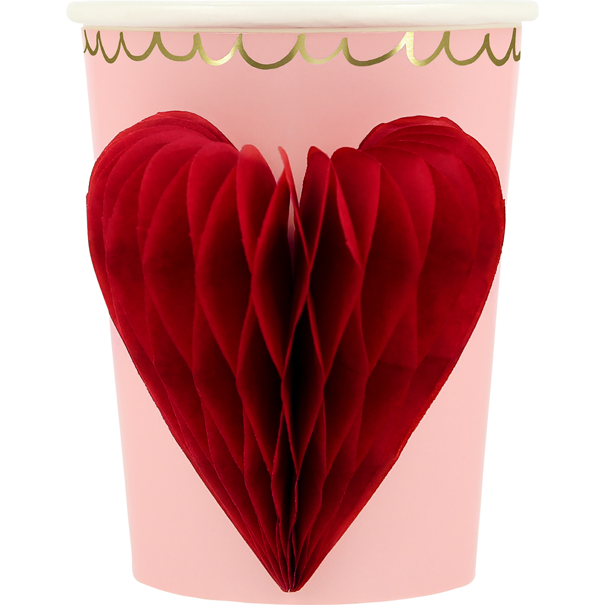 Honeycomb Heart Cups - Party - 1