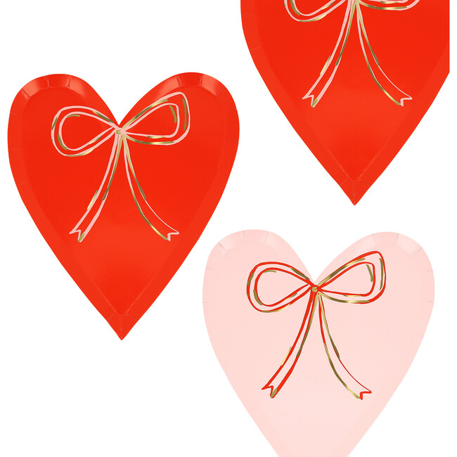 Heart With Bow Plates