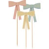 Pastel Bow Cake Toppers - Party - 3