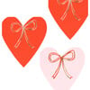 Heart With Bow Napkins - Party - 1 - thumbnail