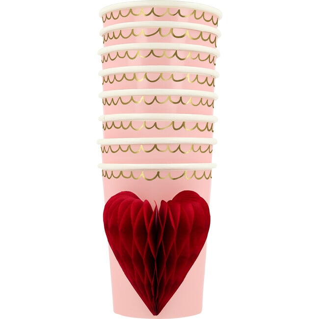 Honeycomb Heart Cups - Party - 3