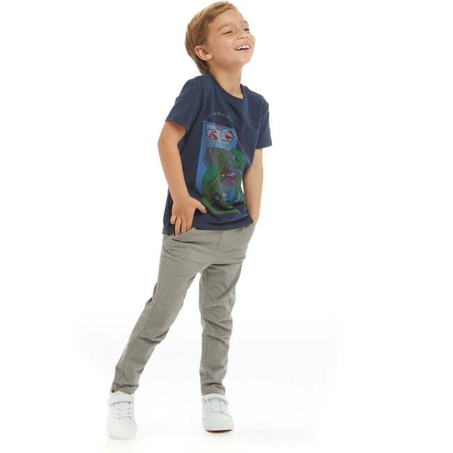 Arcade Dino Navy Short Sleeve Tee - T-Shirts - 2
