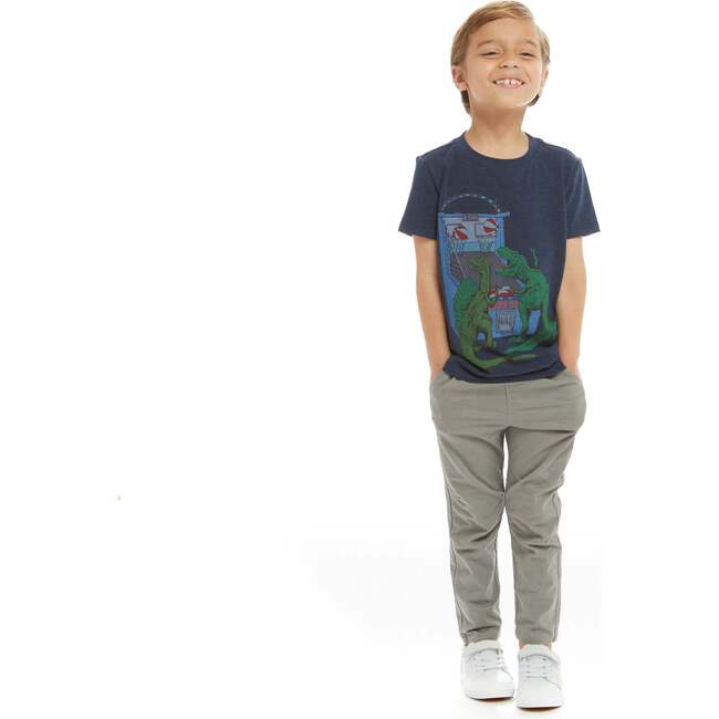 Arcade Dino Navy Short Sleeve Tee - T-Shirts - 3