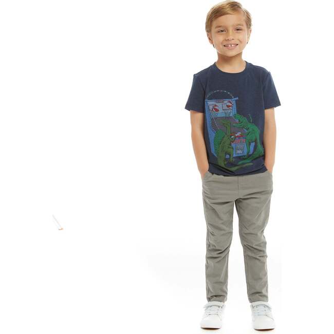 Arcade Dino Navy Short Sleeve Tee - T-Shirts - 7