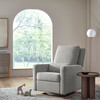 Sigi Recliner & Glider, Performance Grey Eco-Weave & Light Wood Base - Nursery Chairs - 2