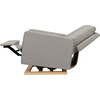 Sigi Recliner & Glider, Performance Grey Eco-Weave & Light Wood Base - Nursery Chairs - 4