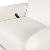 Nami Recliner & Swivel Glider, Performance Cream Eco-Weave & Light Wood Base - Nursery Chairs - 5