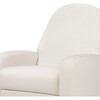 Nami Recliner & Swivel Glider, Performance Cream Eco-Weave & Light Wood Base - Nursery Chairs - 6