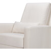 Sigi Recliner & Glider, Performance Cream Eco-Weave & Light Wood Base - Nursery Chairs - 5
