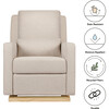 Sigi Recliner & Glider, Performance Beach Eco-Weave & Light Wood Base - Nursery Chairs - 8