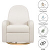 Nami Recliner & Swivel Glider, Performance Cream Eco-Weave & Light Wood Base - Nursery Chairs - 8