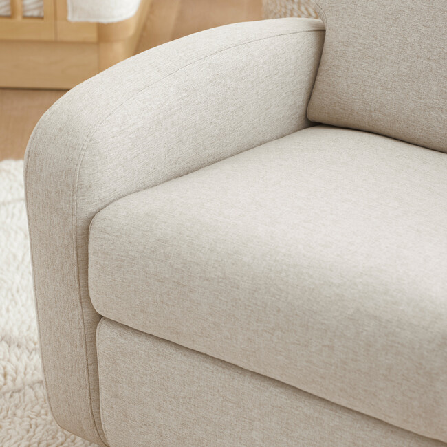 Nami Recliner & Swivel Glider, Performance Beach Eco-Weave & Light Wood Base - Nursery Chairs - 9