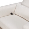 Sigi Recliner & Glider, Performance Cream Eco-Weave & Light Wood Base - Nursery Chairs - 6