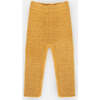 Fuzzy Ribbed Cuff Leggings, Amber - Leggings - 1 - thumbnail