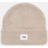 Heather Knit Beanie, Almond - Hats - 1 - thumbnail