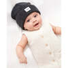 Heather Knit Beanie, Black - Hats - 4