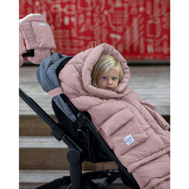 Evolution® 212 Quilt Zipped Blanket, Ash Rose - Stroller Accessories - 2