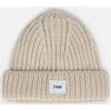 Chunky Rib Knit Beanie,Sand - Hats - 1 - thumbnail