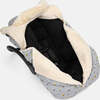 Floral Print Zipped Puffy Car Seat Cocoon, Autumn Blossom - Car Seat Accessories - 4