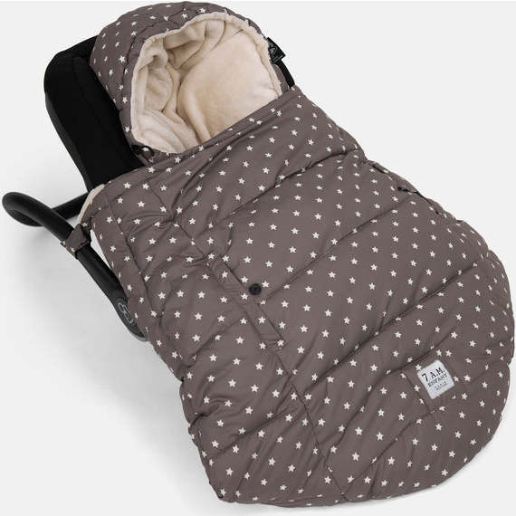 Star Print 3-In-1 K-Poncho, Ash Oak - Car Seat Accessories - 7