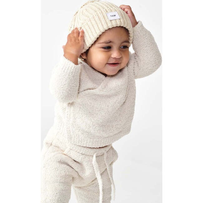 Chunky Rib Knit Beanie,Sand - Hats - 3