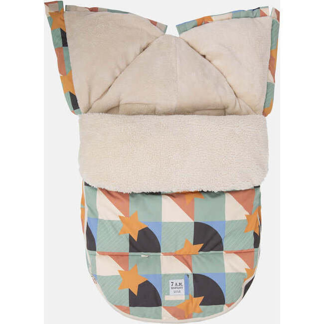 BenjiPOD Print Zipped Footmuff, Copenhagen - Stroller Accessories - 3