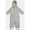 Benji Grand Floral Print Snowsuit, Autumn Blossom - Snowsuits - 1 - thumbnail