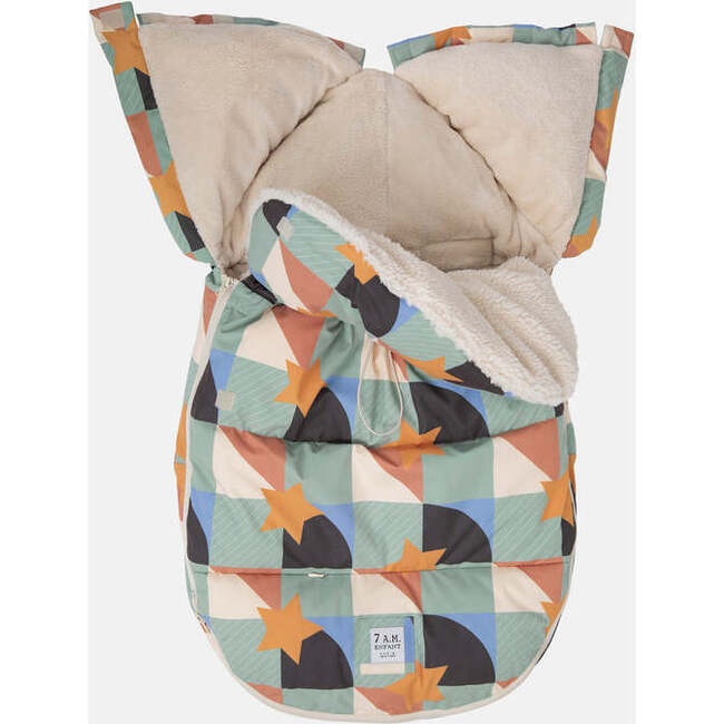 BenjiPOD Print Zipped Footmuff, Copenhagen - Stroller Accessories - 4