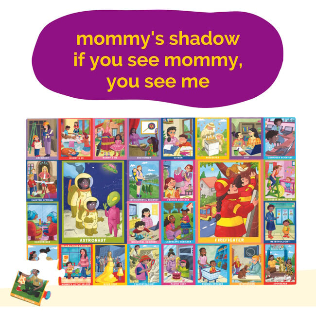 72 Piece Puzzle - Inspiring Careers, Mommy's Shadow - Puzzles - 2