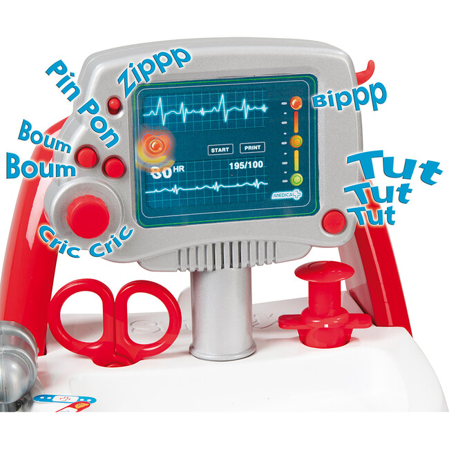 Pretend Play Doctor Playset Trolley with Sounds and Accessories - Role Play Toys - 4