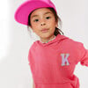 Customizable Lightning Bolt Hoodie Sweatshirt, Pink - Sweatshirts - 2