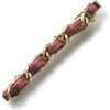 Coco Gold Chain Clip, Raspberry - Hair Accessories - 1 - thumbnail