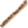 Coco Gold Chain Clip, Chocolate - Hair Accessories - 1 - thumbnail